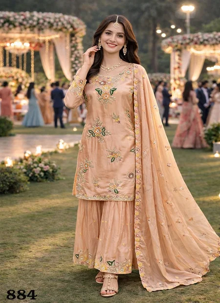 Ganga By Mrudangi Viscose Plazzo Suits Collections